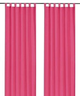 Weckbrodt Vorhang Vito, Schlaufen (1 St), blickdicht, Satin, Microvelour, blickdicht, Unifarben, Gardine, Store