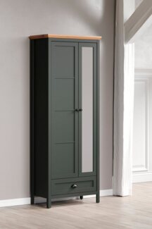 Home affaire Garderobenschrank Vienna (1-St) Kleiderschrank im Landhausstil, mit Kleiderstange - (B/H) 77/198 cm