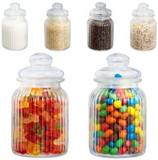 Vorratsgläser 6er Set 1000 ml