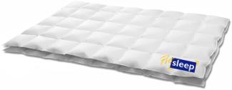 Hanskruchen Pro Sleep Komfort Kassettendecke, Extra Leicht, Sommer, 80% Daune / 20% Federchen, 155x220 cm