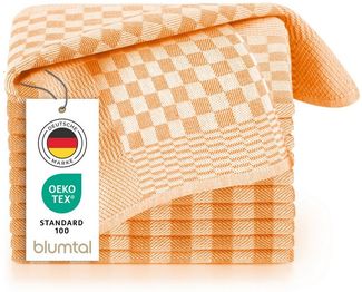 Blumtal Geschirrtuch Premium Geschirrhandtücher in 50 x 70 cm, (Set, 5-tlg, 5, 10 oder 20 Geschirrtücher), 100% Baumwolle, Oeko-TEX® Zertifiziert