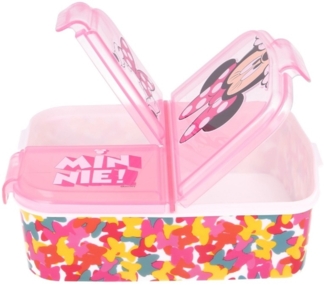 Disney Minnie Mouse Kinder Brotdose – Lunchbox mit 3 Fächern & tollem Design