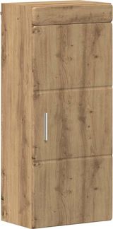 vidaXL 'TULUM' Badezimmer-Wandschrank, Holz Artisan-Eiche, 37 x 24,5 x 86 cm