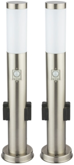 2er Set Außenleuchten mit Bewegungsmelder BOSTON