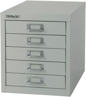 Bisley MultiDrawer™, 12er Serie, 5 Schubladen à H 51 mm, DIN A4, Farbe: zinkgelb