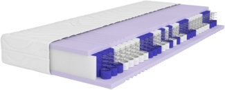 Taschenfederkernmatratze NEUHEIT: Lasse, 7 Zonen Matratze 90x200 cm, 140x200 cm & mehr, Älgdröm, 22 cm hoch, (1-tlg), Matratze H2, H3 & H4, atmungsaktiv, Hausstauballergiker geeignet