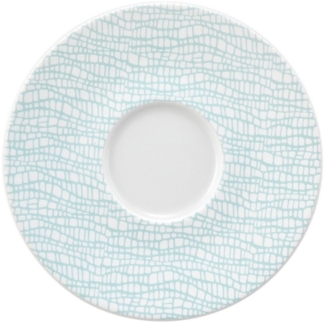 Kombi-Untertasse 16,5 cm Life Fashion Green Chic Seltmann Weiden Kaffeetasse - Mikrowelle geeignet, Spülmaschinenfest