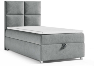 Best for Home Boxspringbett Boxspringbett Trinity K-2 mit Stauraum & Bonellmatratze (Einzelbett, Hotelbett, Polsterbett gepolstertes Kopfteil, Jugendbett, Kinderbett versch. Größen, 70x200 80x200 90x200 100x200 cm), verschiedene Liefermöglichkeiten, Ha...