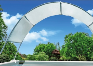 Intex Pool-Überdachung Hellgrau 3202927