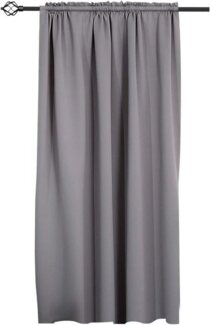 Woltu Gardine, (1 St), blickdicht, Blickdicht mit Kräuselband für Schiene, 250 g/m²