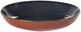 SERAX Teller tief L Dark Blue / Rust, ø: 235 mm