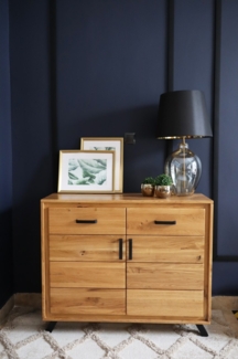 Sideboard Anrichte BERN 2-türig Wildeiche Massivholz geölt