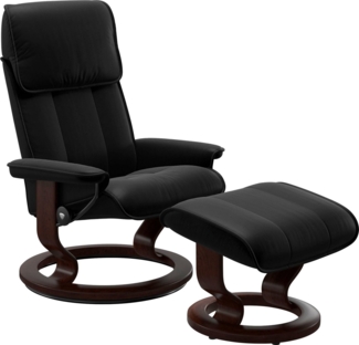 Stressless® Relaxsessel Admiral, mit Classic Base, Größe M & L, Gestell Braun