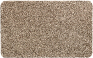 matches21 HOME & HOBBY Fußmatte Schmutzfangmatte für innen beige meliert in 40x60 cm, rechteckig, Höhe: 6 mm, Saugstarke Sauberlaufmatte als waschbarer Türmatte Fussabtreter