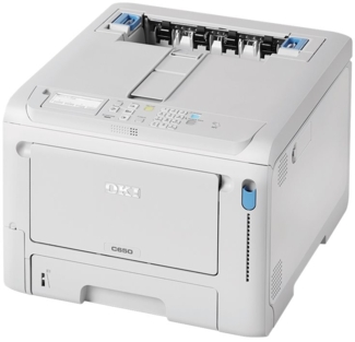 OKI C650dn Farb-Laserdrucker grau