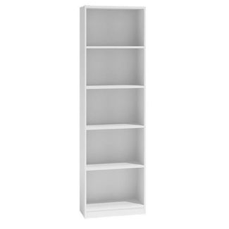 ibonto BÜCHERREGAL Laminierte weiß Erhältlich in verschiedenen Größen (H 182 x T 30 x B 40 cm)