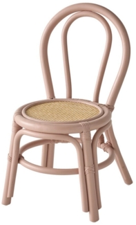 vertbaudet Kinderstuhl Kinder Stuhl aus Rattan POESIE, Sitzhöhe 30 cm