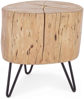 Hocker Artur aus Akazienholz, 35x33x35 cm