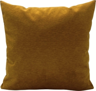 RoKo-Textilien Kissenbezug Kissenbezug »Kissenhülle 100% Polyester Samt Velvet Farbe Honig, mit Reißverschluss