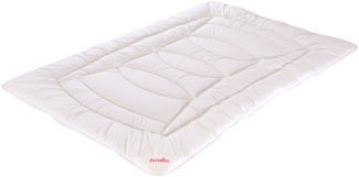 Ganzjahresbettdecke Nima Bio 155 x 220 cm / Nima Bio leicht warm, Baumwolle, Weiß