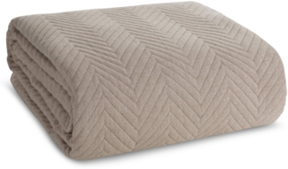 Tagesdecke Decke Lein-Optik 3 beige 170x210 cm