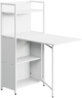 Vicco Esstisch Weiß 57 x 30 cm mit klappbarer Tischplatte, Savio