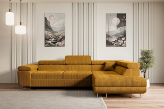 ALTDECOR Ecksofa GUSA-L, Couch mit Schlaffunktion, Wohnzimmer - Wohnlandschaft, Corner Sofa Bett Eckcouch Couch L-Form Schlafcouch Ausziehbar