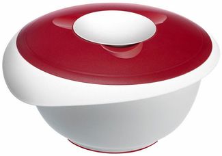 Rührschüssel weiß/rot 3,5 l