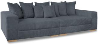 Adrian Big Sofa, Lincoln - Dunkelgrau