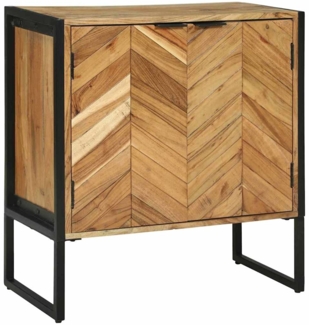 vidaXL Sideboard 70 x 35 x 75 cm Massivholz Akazie 374108