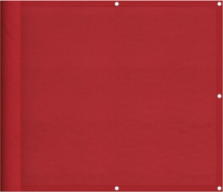 vidaXL Balkon-Sichtschutz Rot 90x1000 cm 100% Polyester-Oxford 42002134