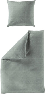 BIERBAUM Bettwäsche Chic Uni, Seersucker, 3 teilig, Schickes Unidesign: Modern und elegant für jedes Schlafzimmer