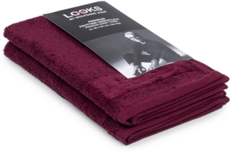 LOOKS by Wolfgang Joop Gästehandtücher LOOKS, Frottier (2-St), mit Logobestickung