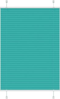vidaXL Plissee Petrolgrün 90x150 cm Stoffbreite 89,4 cm Polyester 4015396