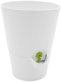 Emsa Kräutertopf 17x13 cm mit Selbstbewässerung (Anzahl, 1 St, Stück), Topf mit separatem Boden zur Bewässerung