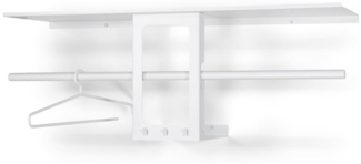 Spinder LUNO SMALL 100 Garderobe, Stahl, Modernes Design, Weiß