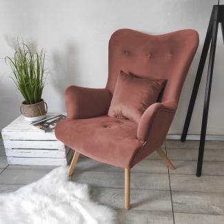 Sessel Hosul, Farbe: Magic Velvet 2258