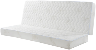 Vente-unique - Matratze für Schlafsofa Klappsofa - 130 x 190 cm - 1 Zone - Härtegrad 2 - Stärke 16 cm - ALOHA von NATUREA