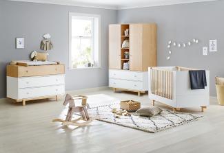 Pinolino 'Boks' 3-tlg. Babyzimmer-Set natur/weiß