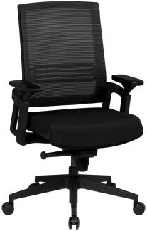 Amstyle 'Apollo' Bürostuhl, Polyester schwarz, max. 120 kg