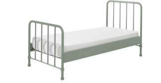 Vipack BRONXX Metallbett im coolen Look Olive Grün matt, Liegefläche 90 x 200 cm