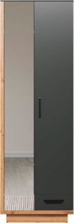 INOSIGN Garderobenschrank Premont (1-St) Eleganter Flurschrank auf einem Sockel - Soft-Close - Mit Frontspiegel