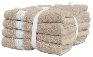 Gant Home Seifentuch Set Gesichtstücher Premium Towel Silver Sand (30x30 cm) (4-teilig) 852012401-267-30x30