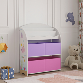 Kinderregal Orust mit Ozean Motiv [en. casa]