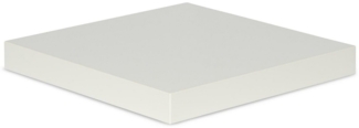Levandeo® Wandregal, levandeo Eckregal Weiß 32x32cm Wandregal Holz Dekor Regal Eckboard