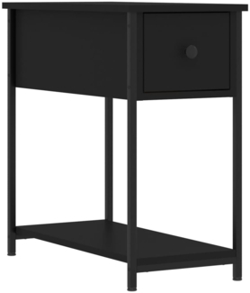 Nachttisch Nachtschrank Schwarz 30x60x60 cm Holzwerkstoff