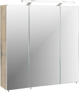 Schildmeyer Spiegelschrank 133075 Trient, 70. 0x16. 0x75. 0 cm, wildeiche Dekor