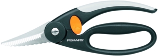 Fiskars Functional Form Fischschere, Fisch Schere, Küchenschere, Küchenhelfer, Edelstahl, 22 cm, 1003032