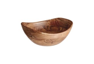 BUTLERS Salatschüssel ACACIA Salatschale organisch L 33 x B 30cm, Akazienholz