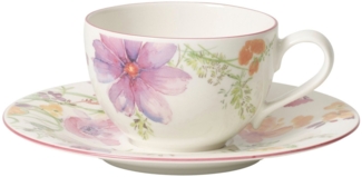 Villeroy & Boch Mariefleur Basic Kaffeetasse mit Untertasse 250 ml